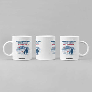 Greenland Is Not for Sale Coffee Mug Funny Nihilist Penguin Greenland Political Meme FDT TS14 Print Your Wear