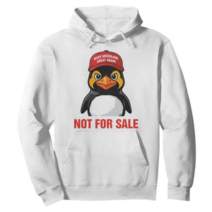 Greenland Is Not for Sale Hoodie Funny Nihilist Penguin FDT Political Meme TS14 White Print Your Wear