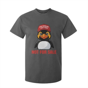 Greenland Is Not for Sale T Shirt For Kid Funny Nihilist Penguin FDT Political Meme TS14 Dark Heather Print Your Wear