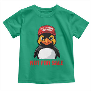 Greenland Is Not for Sale Toddler T Shirt Funny Nihilist Penguin FDT Political Meme TS14 Irish Green Print Your Wear