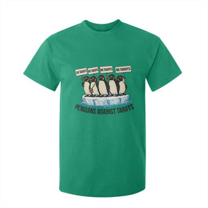 Penguins Against Tariffs T Shirt For Kid Resist Tariffs Subtle FDT Political Resistance TS14 Irish Green Print Your Wear