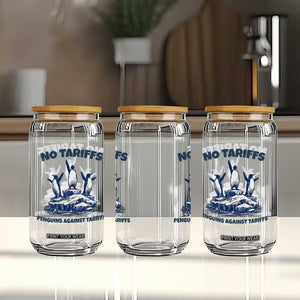 Penguins Against Tariffs Glass Can Resist Protest FDT Political TS14 Print Your Wear