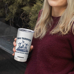 Penguins Against Tariffs Tumbler Cup Resist Protest FDT Political TS14 Print Your Wear