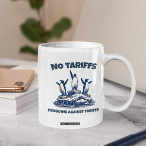 Penguins Against Tariffs Coffee Mug Resist Protest FDT Political TS14 Print Your Wear