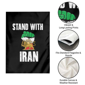 Free Iran Support Iranian MIGA Garden Flag Stand With Iran TS14 Print Your Wear