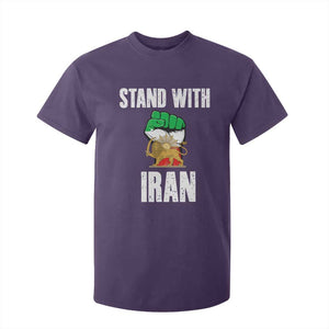 Free Iran Support Iranian MIGA T Shirt For Kid Stand With Iran TS14 Purple Print Your Wear