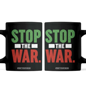 Free Iran Support Iranian MIGA Coffee Mug Stop The War TS14 Black Print Your Wear