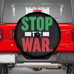 Free Iran Support Iranian MIGA Spare Tire Cover Stop The War TS14 Black Print Your Wear