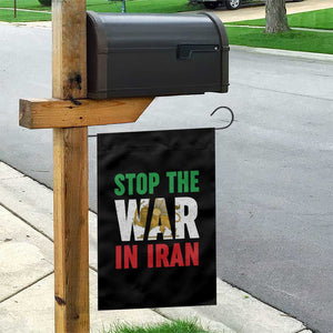 Free Iran Support Iranian MIGA Garden Flag Stop The War In Iran TS14 Print Your Wear