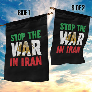 Free Iran Support Iranian MIGA Garden Flag Stop The War In Iran TS14 Print Your Wear