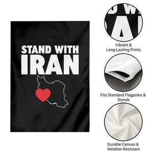 Free Iran Support Iranian MIGA Garden Flag TS14 Print Your Wear