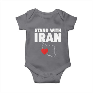 Free Iran Support Iranian MIGA Baby Onesie TS14 Charcoal Print Your Wear