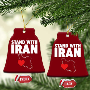 Free Iran Support Iranian MIGA Ceramic Ornament TS14 Print Your Wear