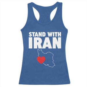 Free Iran Support Iranian MIGA Racerback Tank Top TS14 Royal Blue Print Your Wear