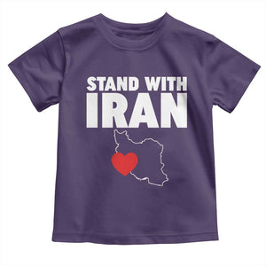 Free Iran Support Iranian MIGA Toddler T Shirt TS14 Purple Print Your Wear