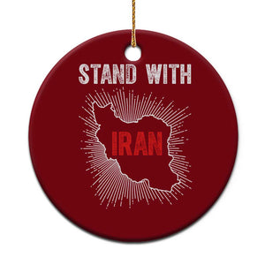 Free Iran Support Ceramic Ornament Stand With Iran TS14 1pc Red Print Your Wear