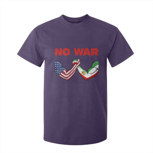 Free Iran T Shirt For Kid No War Support Iranian Freedom TS14 Purple Print Your Wear