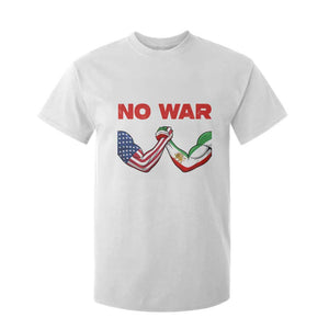 Free Iran T Shirt For Kid No War Support Iranian Freedom TS14 White Print Your Wear
