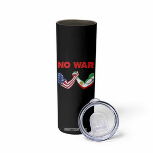 Free Iran Skinny Tumbler No War Support Iranian Freedom TS14 Print Your Wear