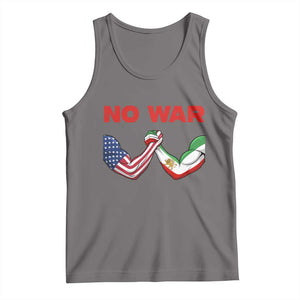 Free Iran Tank Top No War Support Iranian Freedom TS14 Deep Heather Print Your Wear