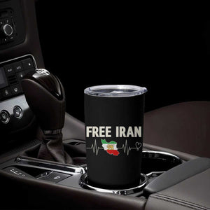 Free Iran Flag Tumbler Cup Support Iranian Freedom TS14 Print Your Wear