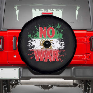 Free Iran Flag Spare Tire Cover No War Support Iranian Freedom TS14 Black Print Your Wear