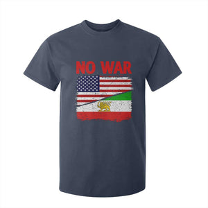 Free Iran T Shirt For Kid No War Peace American Iran Unity TS14 Navy Print Your Wear