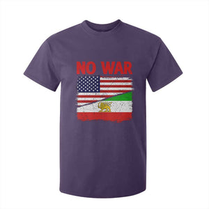Free Iran T Shirt For Kid No War Peace American Iran Unity TS14 Purple Print Your Wear