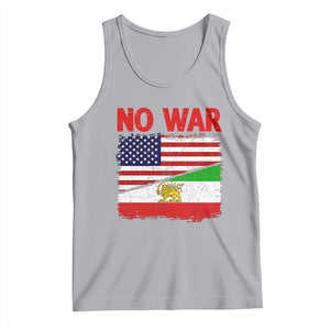 Free Iran Tank Top No War Peace American Iran Unity TS14 Athletic Heather Print Your Wear