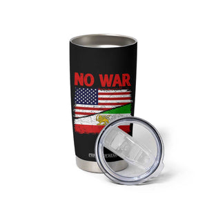 Free Iran Tumbler Cup No War Peace American Iran Unity TS14 Print Your Wear