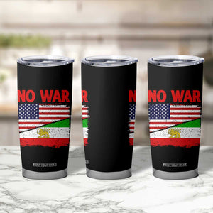 Free Iran Tumbler Cup No War Peace American Iran Unity TS14 Print Your Wear