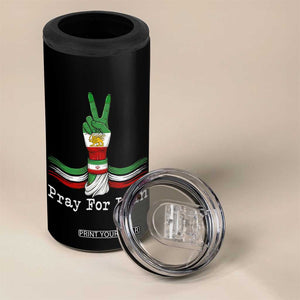 Free Iran Support 4 in 1 Can Cooler Tumbler Pray For Iran TS14 Print Your Wear