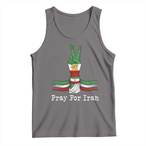 Free Iran Support Tank Top Pray For Iran TS14 Deep Heather Print Your Wear