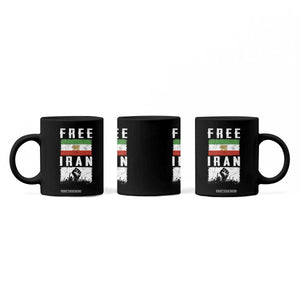 Free Iran Coffee Mug Support Iranian Freedom TS14 Print Your Wear