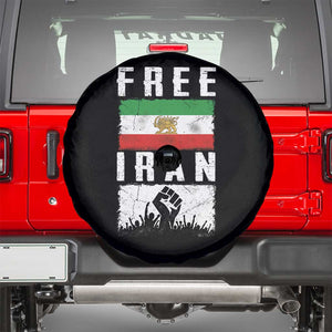 Free Iran Spare Tire Cover Support Iranian Freedom TS14 Black Print Your Wear