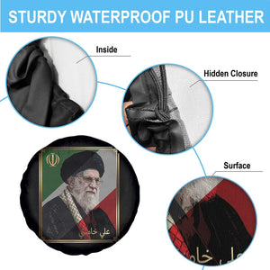 Ali Khamenei Memorial Tribute Portrait Spare Tire Cover TS14 Print Your Wear