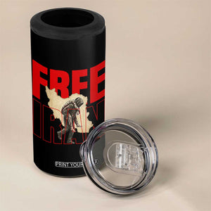 Free Iran 4 in 1 Can Cooler Tumbler Iranian Freedom Memorial Hamid Mahdavi Tribute TS14 Print Your Wear