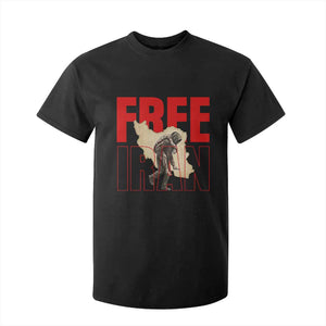 Free Iran T Shirt For Kid Iranian Freedom Memorial Hamid Mahdavi Tribute TS14 Black Print Your Wear
