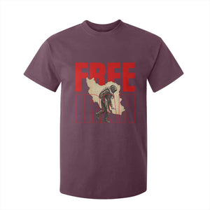 Free Iran T Shirt For Kid Iranian Freedom Memorial Hamid Mahdavi Tribute TS14 Maroon Print Your Wear