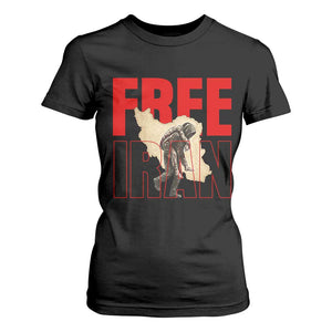 Free Iran T Shirt For Women Iranian Freedom Memorial Hamid Mahdavi Tribute TS14 Black Print Your Wear
