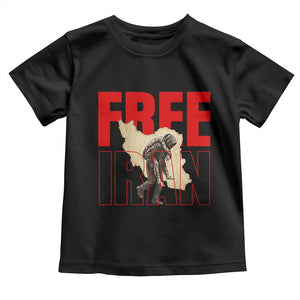 Free Iran Toddler T Shirt Iranian Freedom Memorial Hamid Mahdavi Tribute TS14 Black Print Your Wear