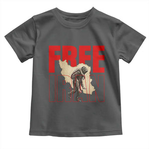 Free Iran Toddler T Shirt Iranian Freedom Memorial Hamid Mahdavi Tribute TS14 Dark Heather Print Your Wear
