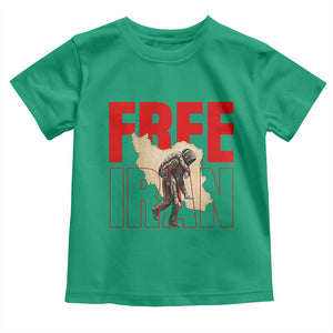 Free Iran Toddler T Shirt Iranian Freedom Memorial Hamid Mahdavi Tribute TS14 Irish Green Print Your Wear