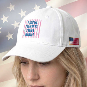 Mama Mommy Mom Bruh Baseball Cap Funny Mom Life TS14 Print Your Wear