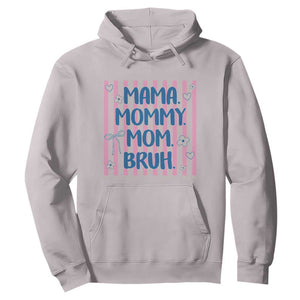 Mama Mommy Mom Bruh Hoodie Funny Mom Life TS14 Ice Gray Print Your Wear