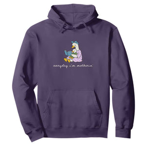 Everyday I'm Motherin Hoodie Funny Goose Mom Mother Day Gifts TS14 Purple Print Your Wear