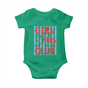 Girl Mom Club Baby Onesie Pregnancy Announcement First Time Mother's Day TS14 Irish Green Print Your Wear