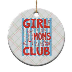 Girl Mom Club Ceramic Ornament Pregnancy Announcement First Time Mother's Day TS14 1pc Christmas Plaid Print Your Wear