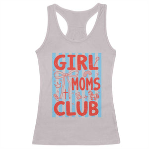 Girl Mom Club Racerback Tank Top Pregnancy Announcement First Time Mother's Day TS14 Ice Gray Print Your Wear