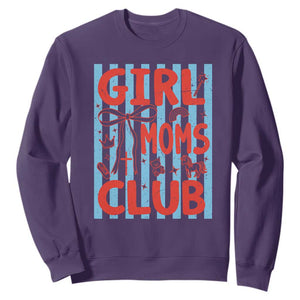 Girl Mom Club Sweatshirt Pregnancy Announcement First Time Mother's Day TS14 Purple Print Your Wear